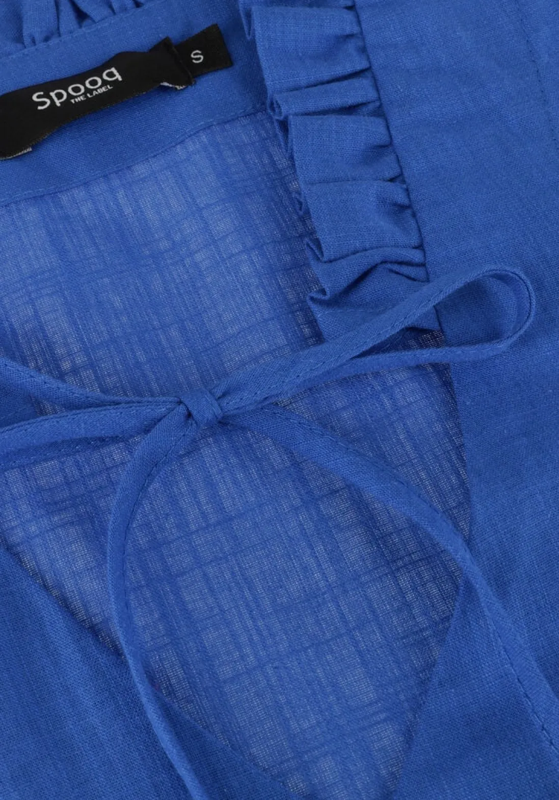 SPOOQ THE LABEL e mini jurk verah dress blauw Sale