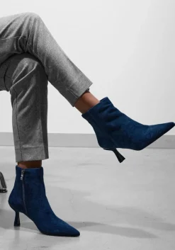 STEFANO LAURAN e enkellaarsjes botin blauw Outlet