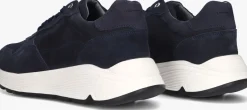STEFANO LAURAN e lage sneakers star 007 blauw Clearance