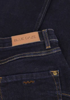 SUMMUM e flared broek flared jeans comfort blauw