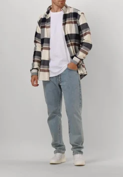 THE GOODPEOPLE e overshirt sammie blauw Clearance