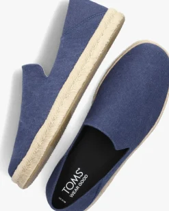 TOMS e instappers santiago heren blauw Outlet
