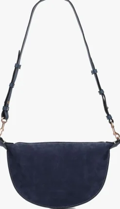 VANESSA BRUNO e schoudertas sac banane blauw New