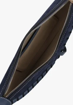 VANESSA BRUNO e schoudertas sac banane blauw New