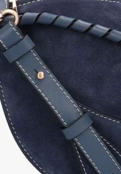 VANESSA BRUNO e schoudertas sac banane blauw New