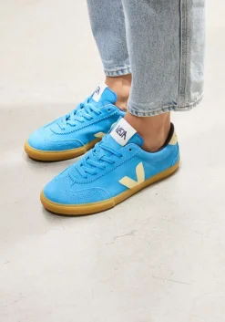 VEJA e lage sneakers volley blauw Clearance