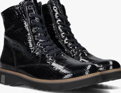 WALDLAUFER e enkellaarsjes 683801 lak print blauw Online