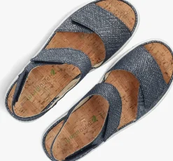 WALDLAUFER e platte sandalen h-willow blauw Hot