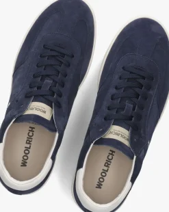 WOOLRICH e lage sneakers swing court manh blauw New