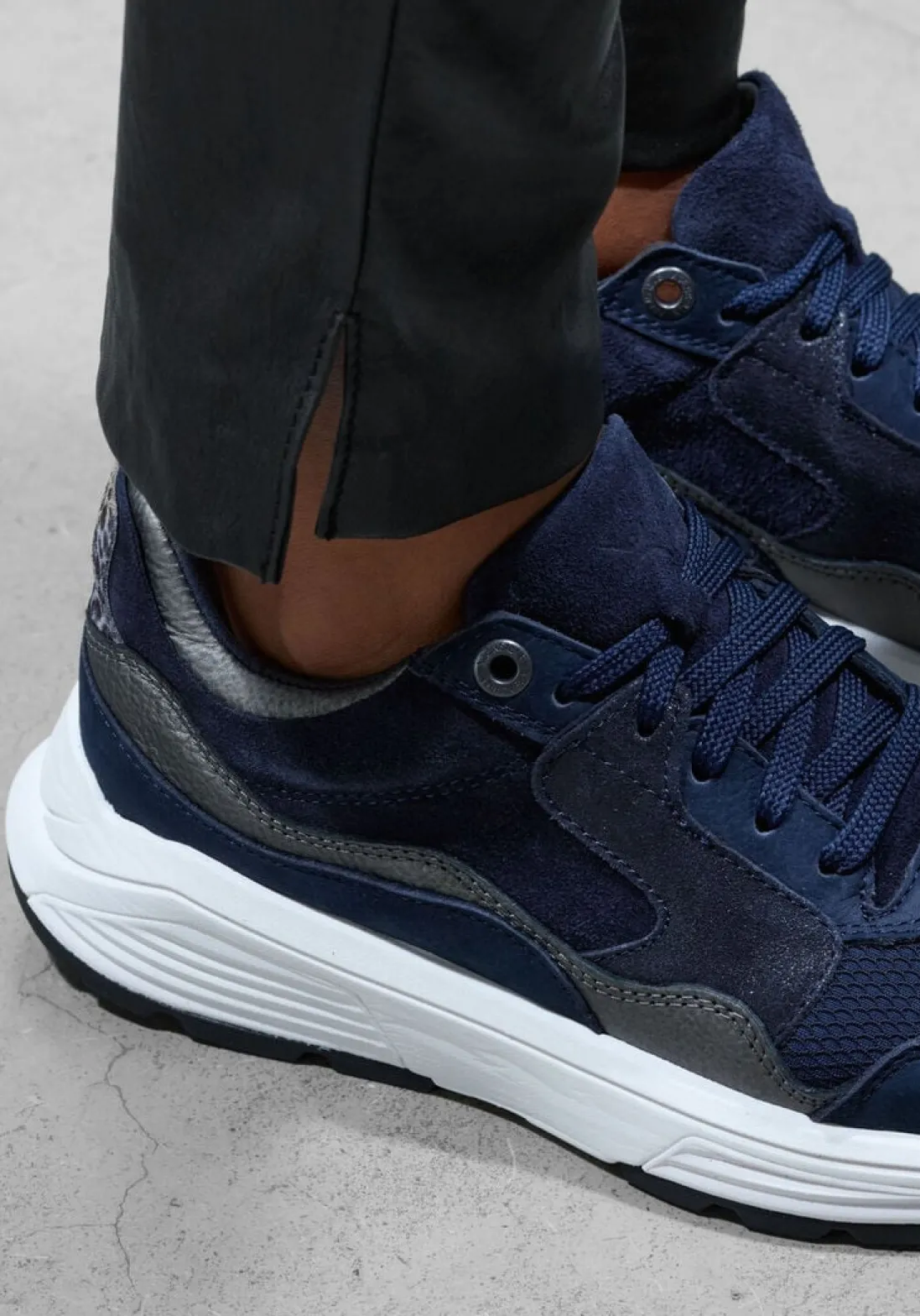 XSENSIBLE e lage sneakers combi g sneaker blauw Discount