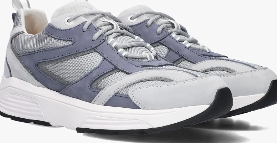 XSENSIBLE e lage sneakers brooklyn men blauw New