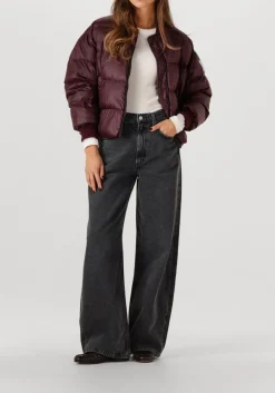 AFTER LABEL gewatteerde jas maniva bordeaux Clearance