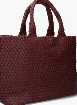 ALIX THE LABEL shopper braided shopper bordeaux Hot