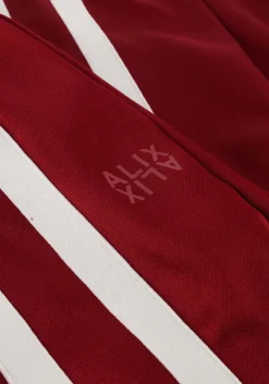 ALIX THE LABEL wijde broek ladies knitted training sweat pants bordeaux Sale