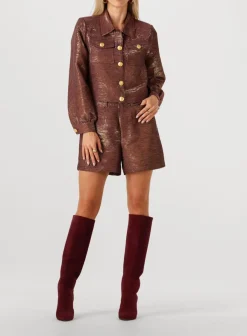 AMAYA AMSTERDAM gewatteerde jas lo jacket bordeaux Online