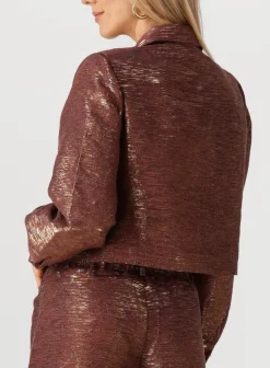 AMAYA AMSTERDAM gewatteerde jas lo jacket bordeaux Online