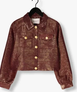 AMAYA AMSTERDAM gewatteerde jas lo jacket bordeaux Online