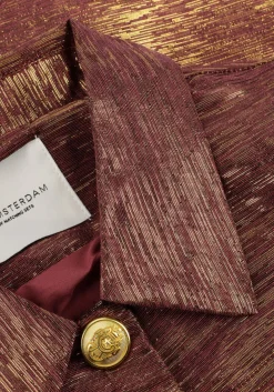 AMAYA AMSTERDAM gewatteerde jas lo jacket bordeaux Online