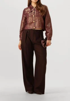 AMAYA AMSTERDAM gewatteerde jas lo jacket bordeaux Online