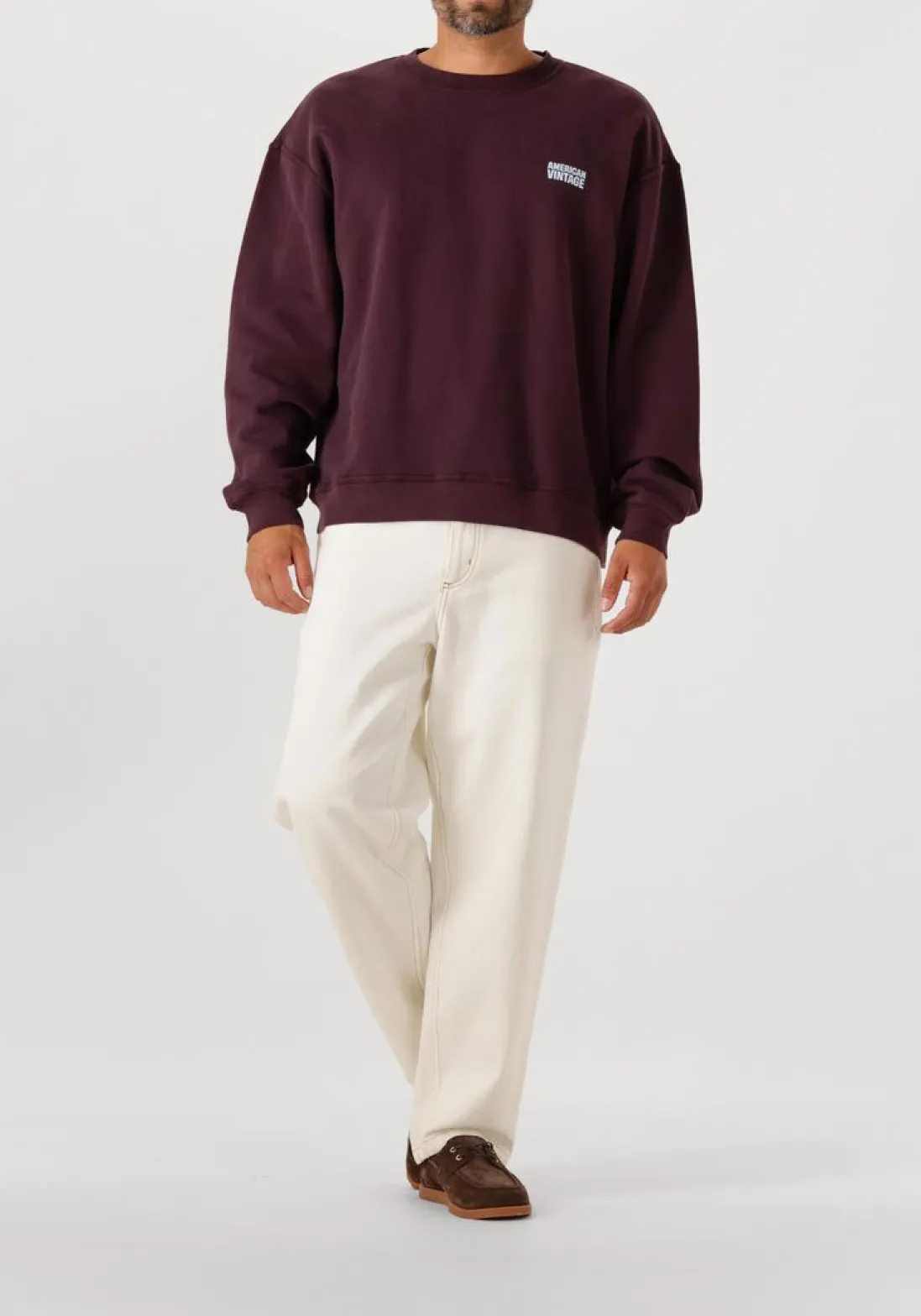 AMERICAN VINTAGE sweater plizzy 1 bordeaux New