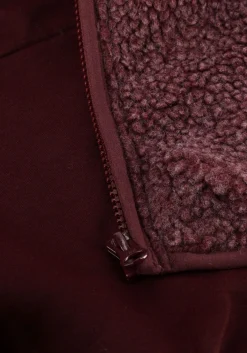 AMERICAN VINTAGE faux fur jas hoktown woman bordeaux Clearance