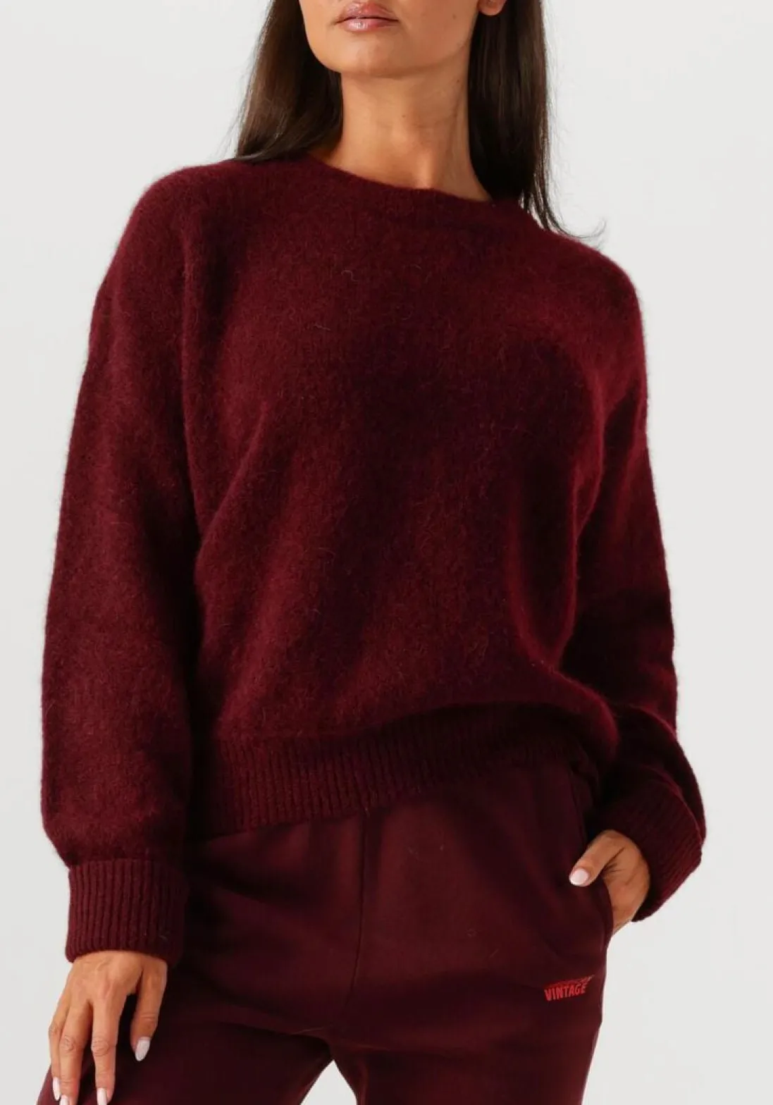 AMERICAN VINTAGE sweater vitow bordeaux Clearance