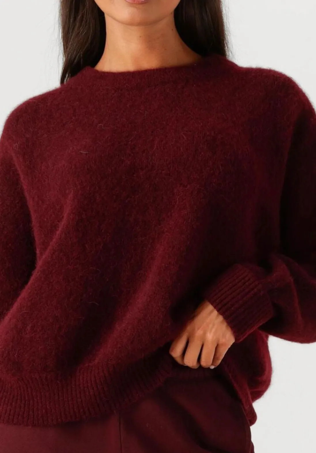 AMERICAN VINTAGE sweater vitow bordeaux Clearance