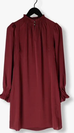 BRUUNS BAZAAR mini jurk bbtarese dress bordeaux Sale