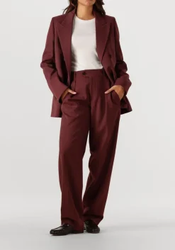 CLOSED wijde broek mawson pant bordeaux