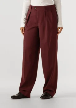 CLOSED wijde broek mawson pant bordeaux