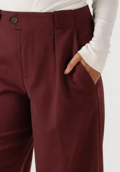 CLOSED wijde broek mawson pant bordeaux