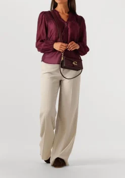 CO'COUTURE blouses taffy smock v-shirt bordeaux Discount