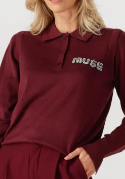 COPENHAGEN MUSE polo cmveran-polo bordeaux Hot