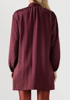 DANTE6 mini jurk leigh pussy bow dress bordeaux Online