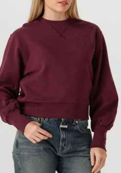 DANTE6 sweater lison logo sweater bordeaux Best