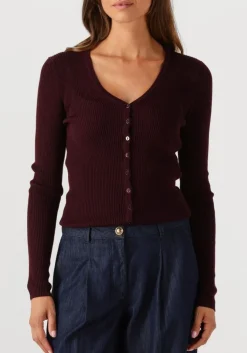 HERSKIND trui chichi knmit cardigan 5619106 bordeaux Clearance