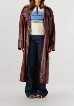 IBANA trenchcoats chaim bordeaux Clearance