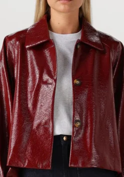 MON FRAC jack short jacket cracquele bordeaux Online