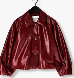 MON FRAC jack short jacket cracquele bordeaux Online
