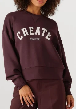 MOS MOSH trui mmcelli o-ls sweatshirt bordeaux Best