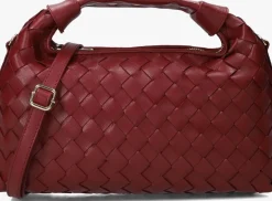 NÚNOO núnoo schoudertas dandy braided bordeaux Sale