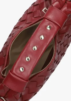 NÚNOO núnoo schoudertas dandy braided bordeaux Sale