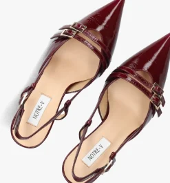 NOTRE-V slingbacks 7212 bordeaux Best