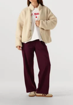 PENN & INK wijde broek trousers w25n1643 bordeaux New