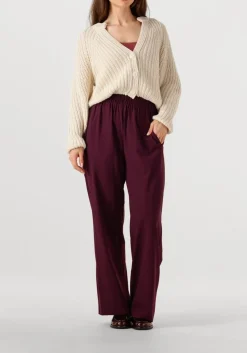 PENN & INK wijde broek trousers w25n1643 bordeaux New