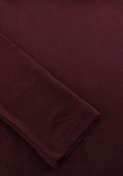 SECOND FEMALE vest matima t-neck tee bordeaux