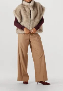 SECOND FEMALE vest matima t-neck tee bordeaux