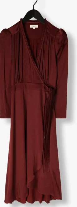 SUNCOO maxi jurk cipri bordeaux Sale