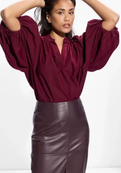 VANESSA BRUNO blouses bell blouse bordeaux New
