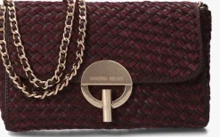 VANESSA BRUNO schoudertas moon moyen bordeaux Outlet